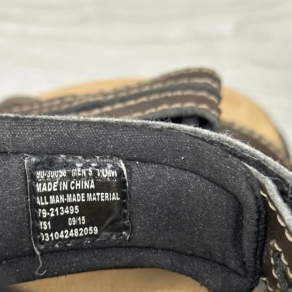 Dockers Mens Outdoor Sport Sandals Brown Adjustable Straps Size 10‎